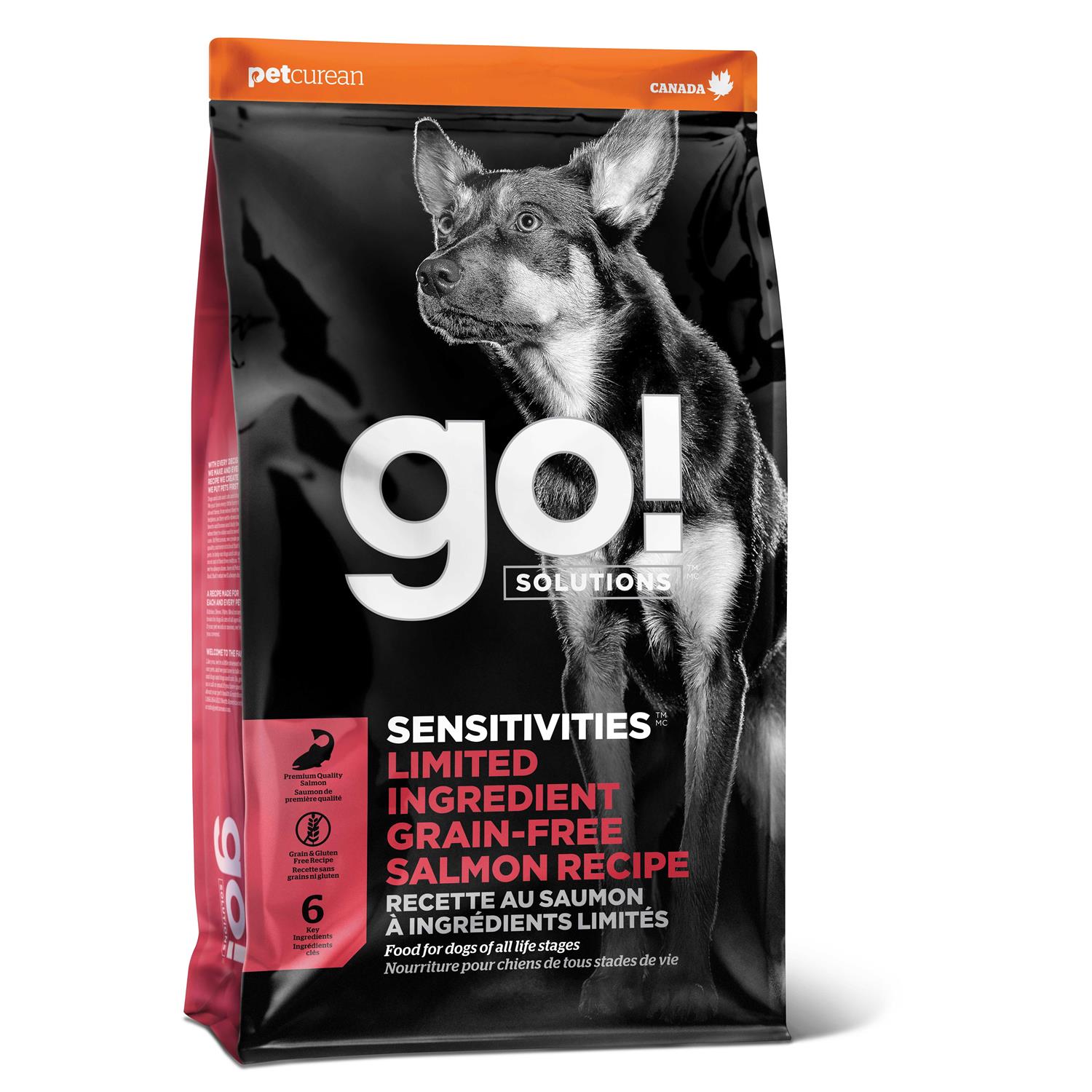 Go! Solutions Sensitivities Limited Ingredient Salmon Grain-Free Dry Dog Food - Pet Supplies online store