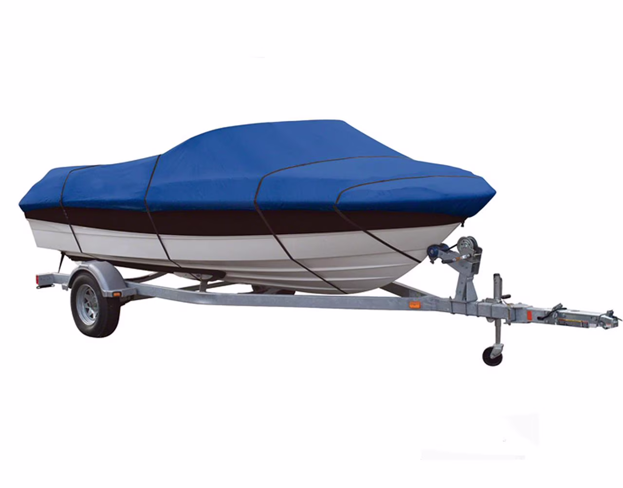 BLUE, GREAT QUALITY BOAT COVER Compatible for GLASTRON GTSF 205 I/O W/ TM 2014