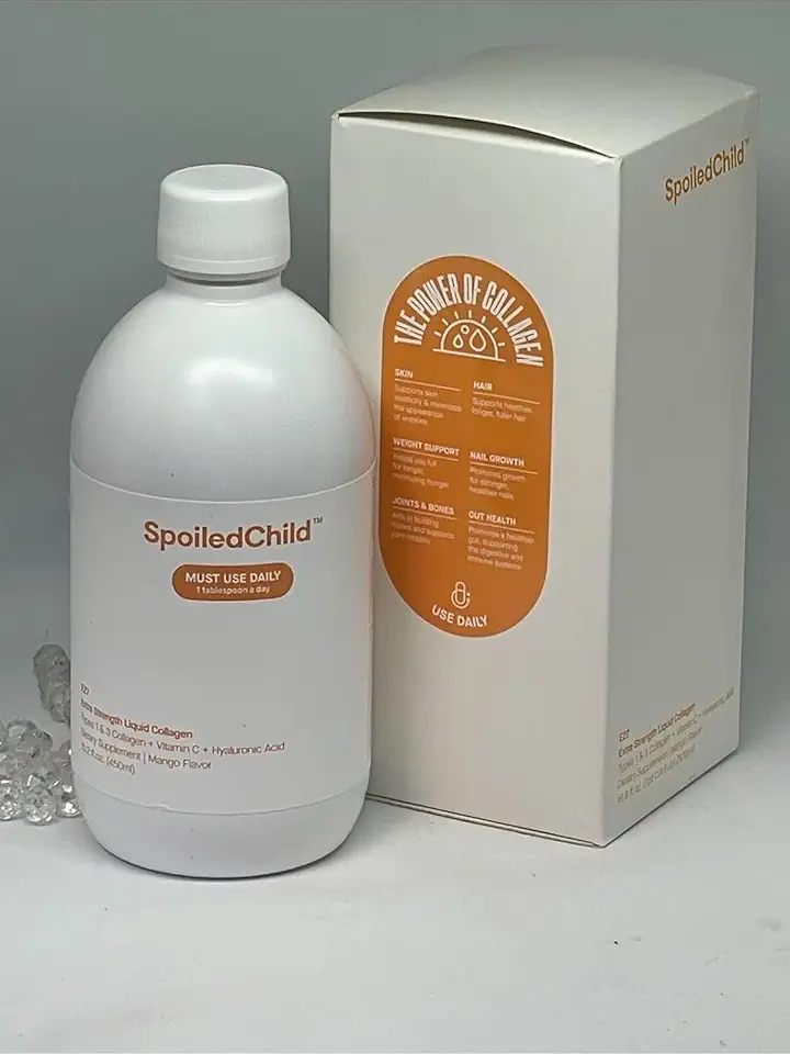 Spoiled Child E27 Mango Smoother & Plumper Skin Extra Strenght Liquid Collagen - Kansas Nuitrition - HNZSDS