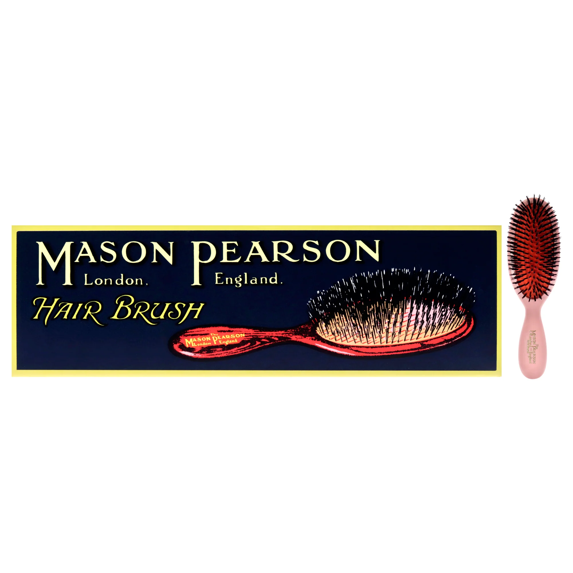 Pocket Bristle Brush - B4 Pink by Mason Pearson for Unisex - 1 Pc Hair Brush