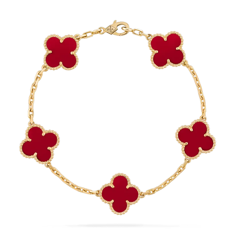 Vintage Alhambra bracelet, 5 motifs