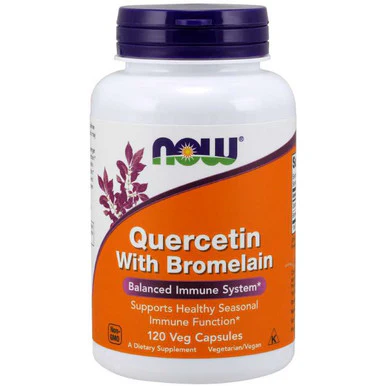 Now Foods Quercetin with Bromelain 120vc - Kansas Nuitrition - HNZSDS