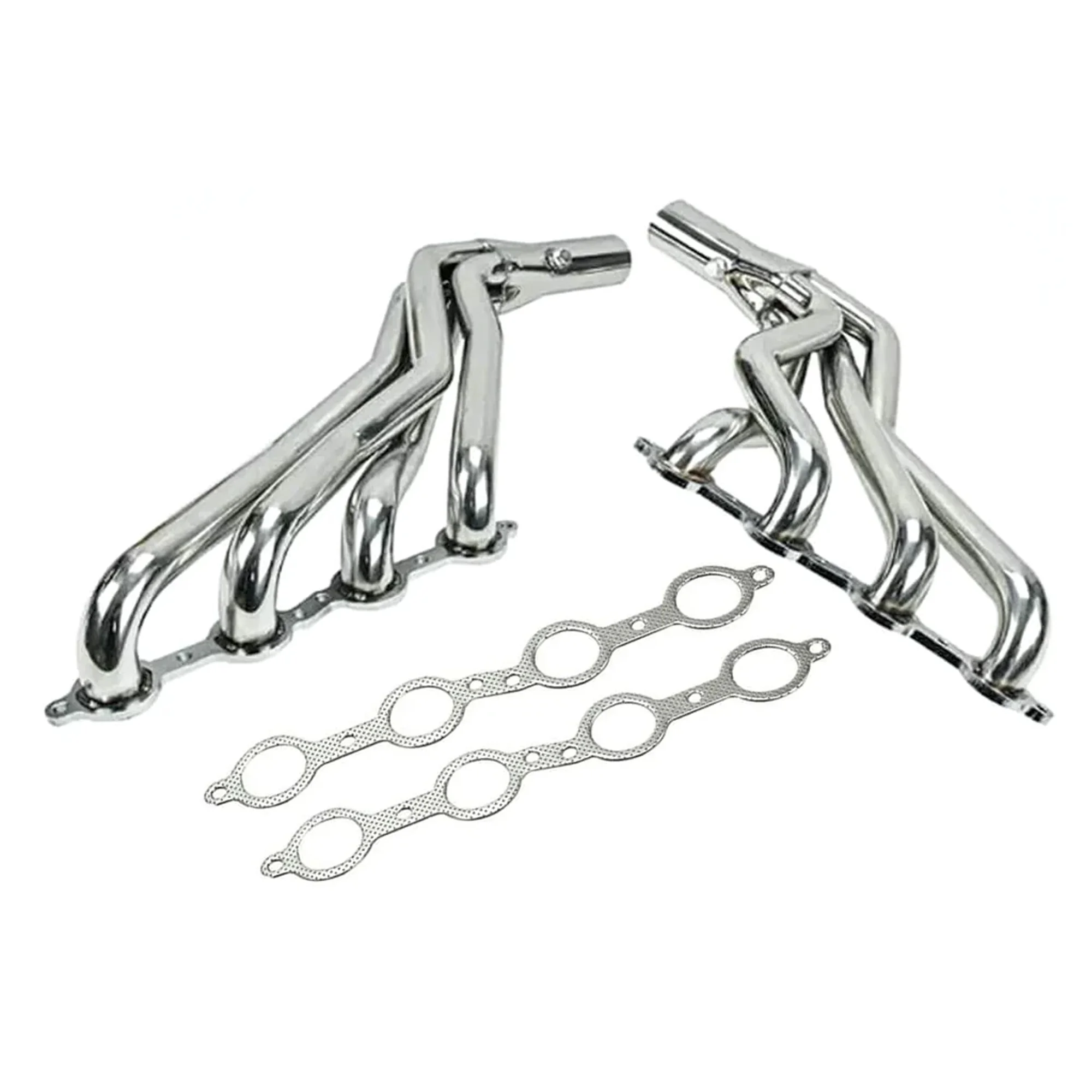 NINTE Exhaust Header for 2007-2014 Chevy GMC Sierra 1500 4.8L 5.3L 6.0L Exhaust Header