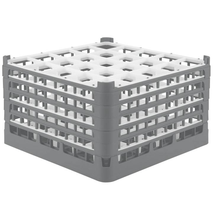 Vollrath (52777-06), XXX-Tall Plus Polypropylene Signature 25 Compartment Rack (Gray) - Avayadevconnect