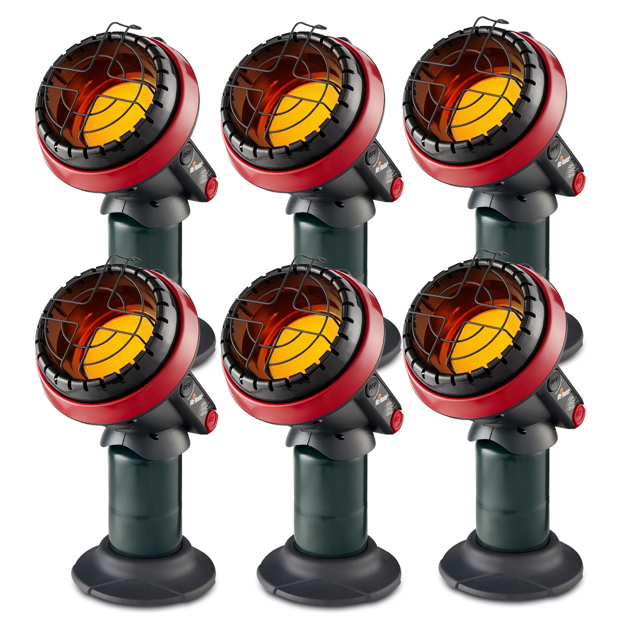 Mr. Heater 3800 BTU Indoor/Outdoor Little Buddy Propane Heater (6 Pack)