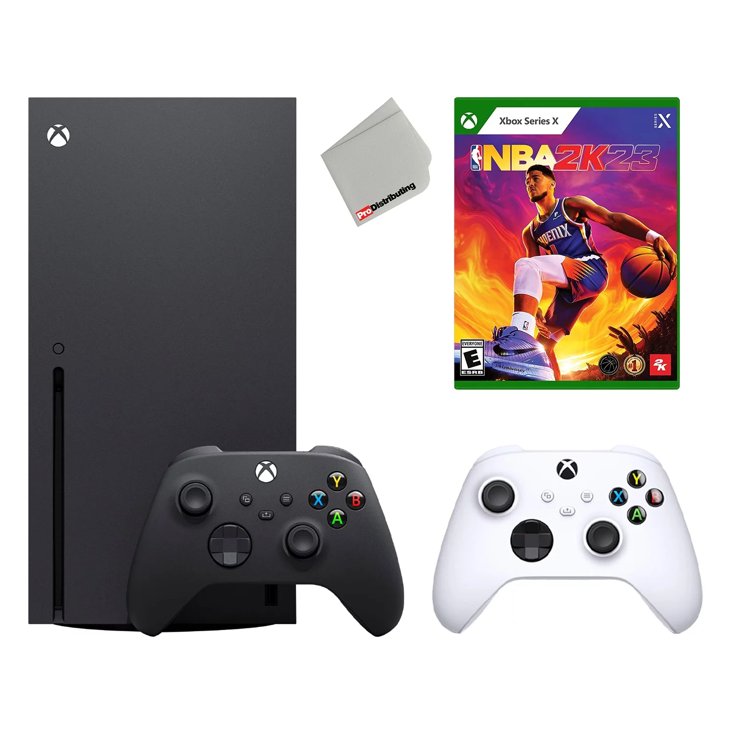 Microsoft Xbox Series X 1TB Console Bundle with NBA 2K23 and Extra Robot White Controller - Radiant Selections