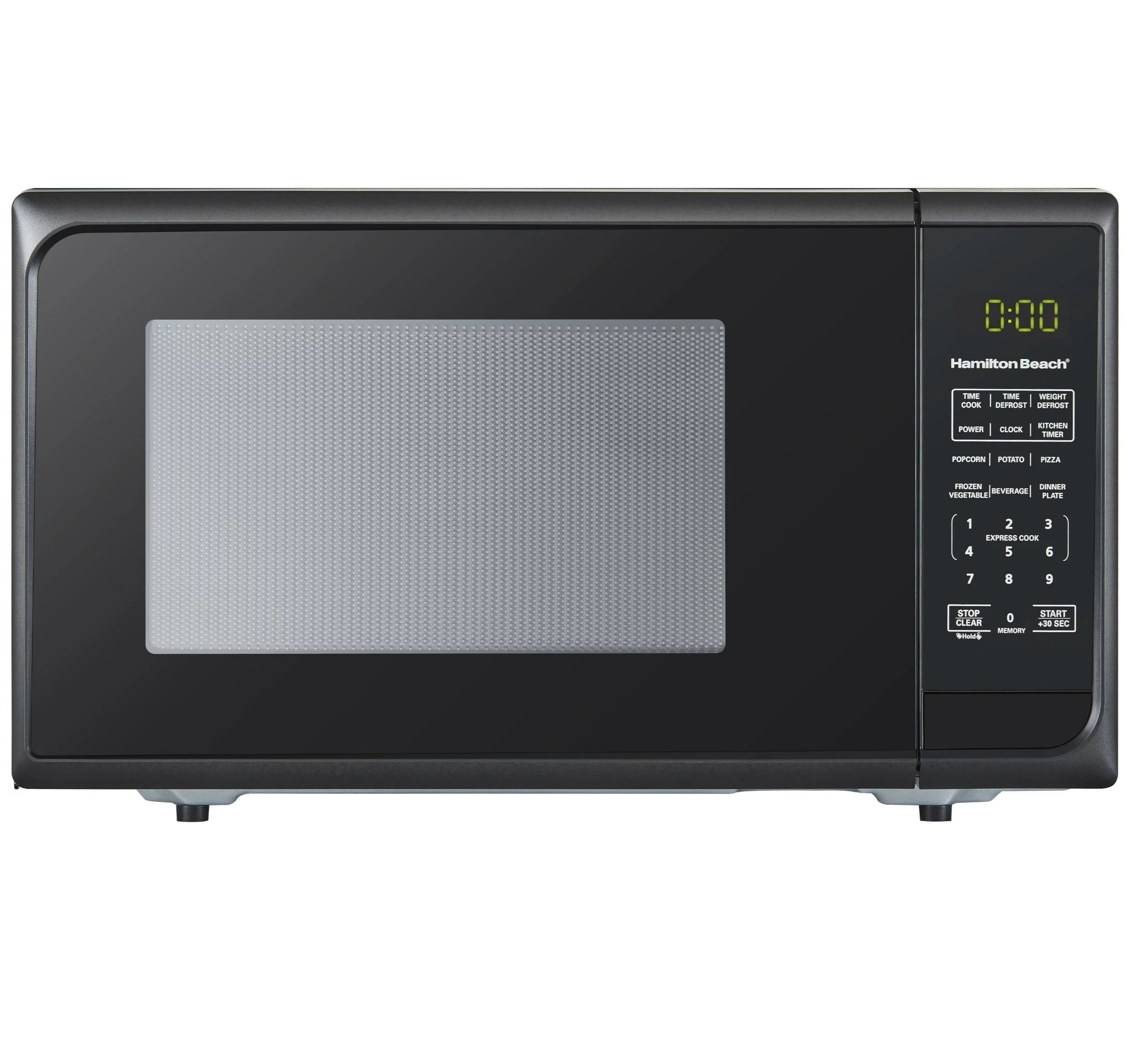 Hamilton Beach 0.9 Cu. ft. Matte Black Microwave Oven