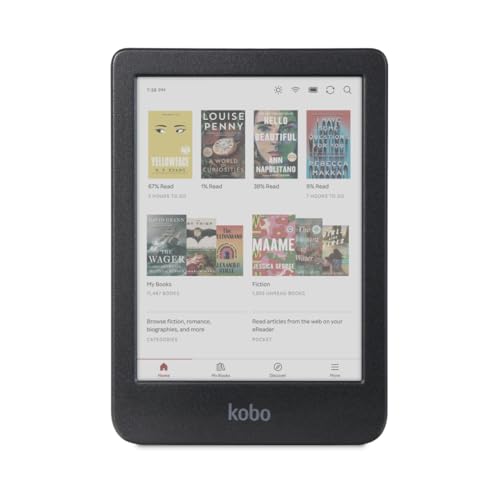 Kobo Clara Colour | Colour eReader | 6” Glare-Free Colour E Ink Kaleido™ 3 Display | Dark Mode Option | Waterproof | Audiobooks | 16GB of Storage |