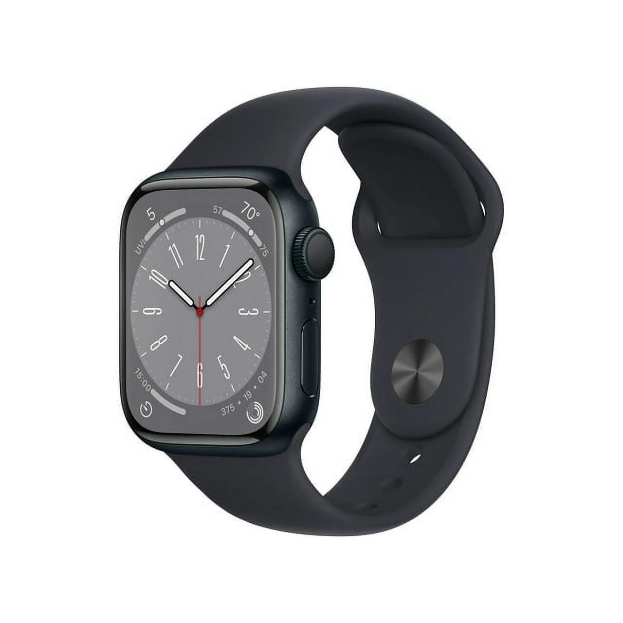 Open Box Apple Watch Series 8 45mm GPS Cellular Midnight Aluminum Case - Midnight Sport Band - Curated Treasures Market
