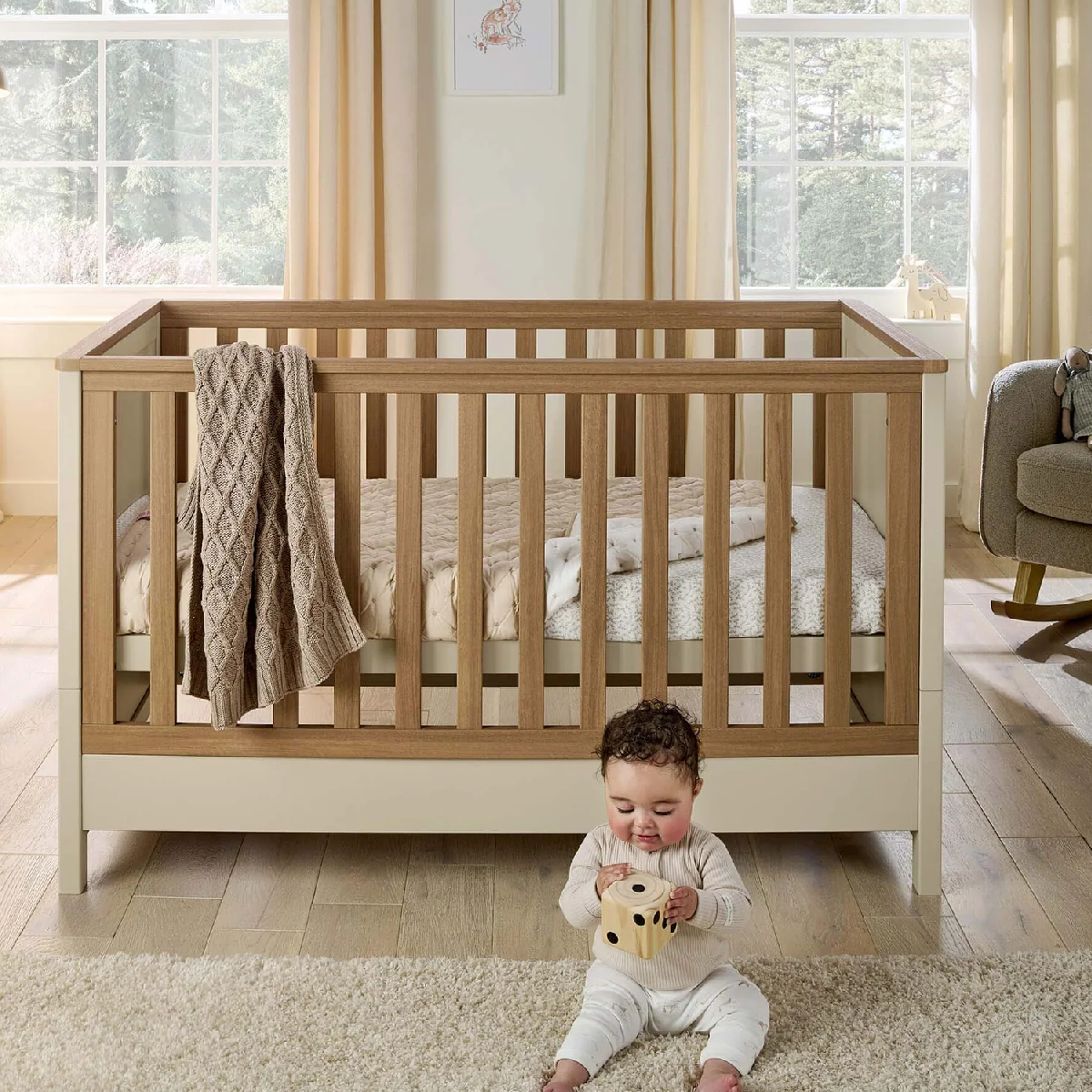 Mamas & Papas Harwell Cotbed – Cashmere