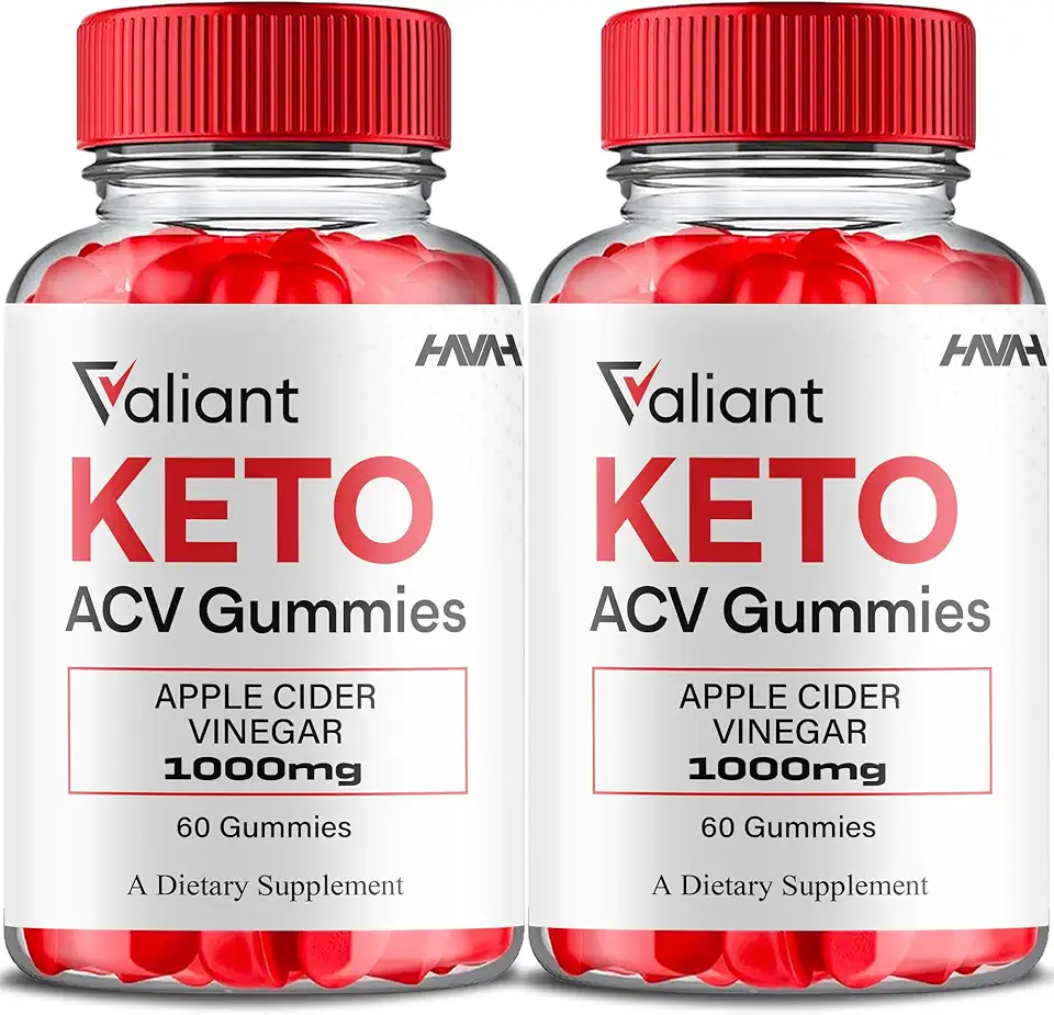 (2 Pack) Valiant Keto ACV Gummies Valient Advanced Keto Gummy Supplement