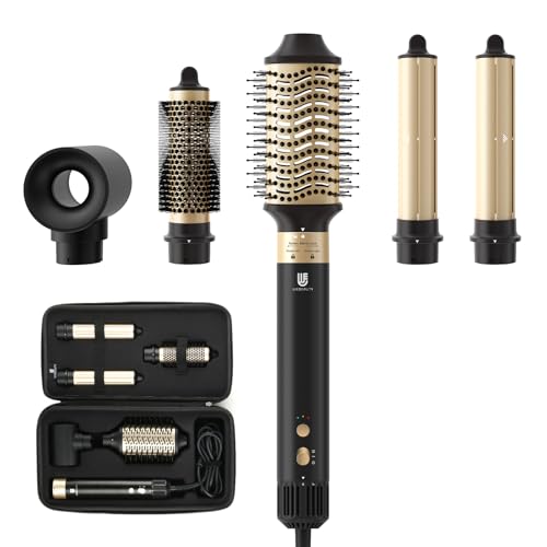 Hair Dryer Brush & webeauty 5 in 1 Air Styling, High-Speed Negative Ionic Hair Dryer Fast Drying, Multi Hair Styler with Air Curling Iron, Volumizing