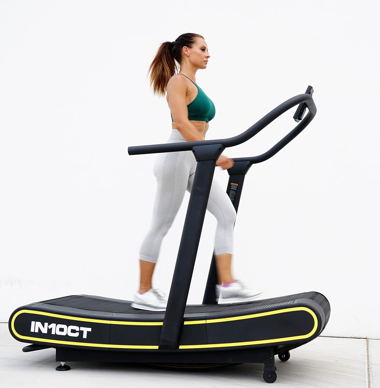 (Intensity) Health Runner Curved Manual Treadmill - Non Motorized Treadmill with Curved Running Platform