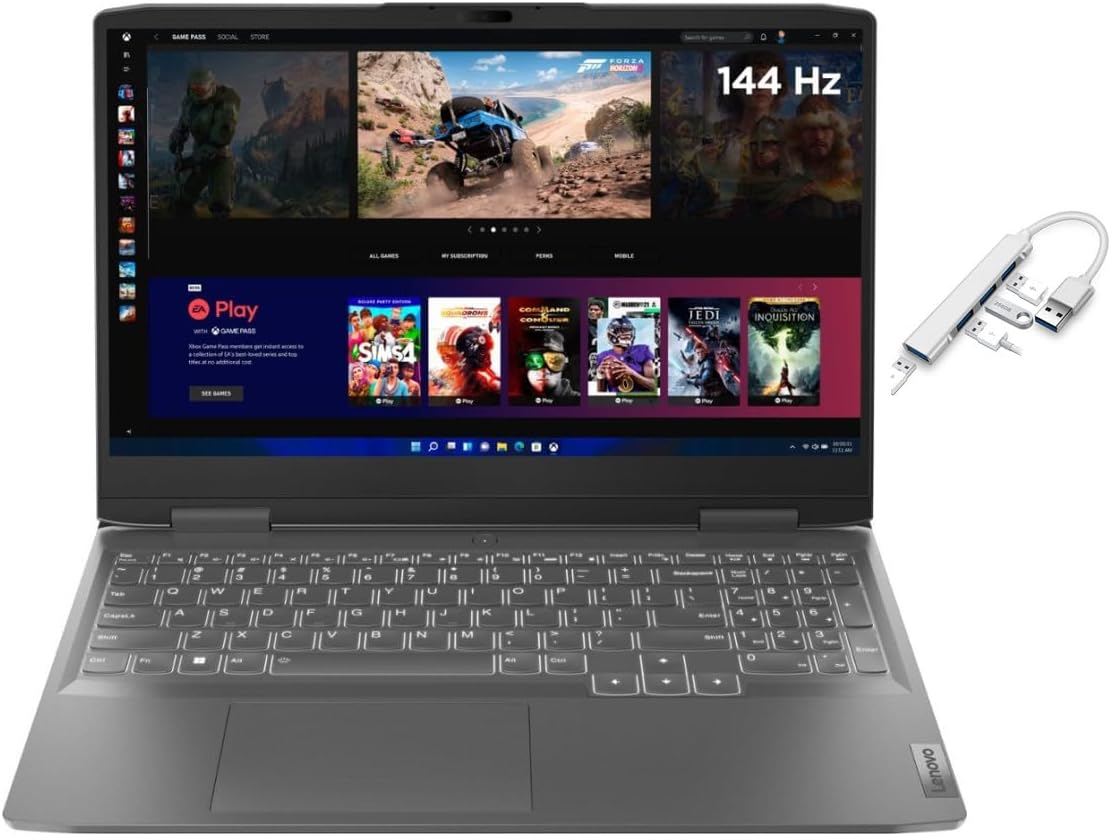 Lenovo LOQ 15.6"" 144Hz FHD Gaming Laptop | 13th Generation Core i5-13420H | 32GB RAM DDR5 | 1024GB SSD | NVIDIA GeForce RTX 3050 | Backlit | Windows