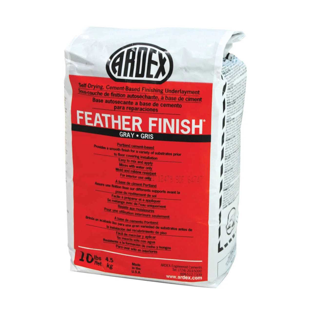 Ardex Feather Finish Self-Drying Cement Based Bag 10 lbs - Shop Hardware Tools Online Store