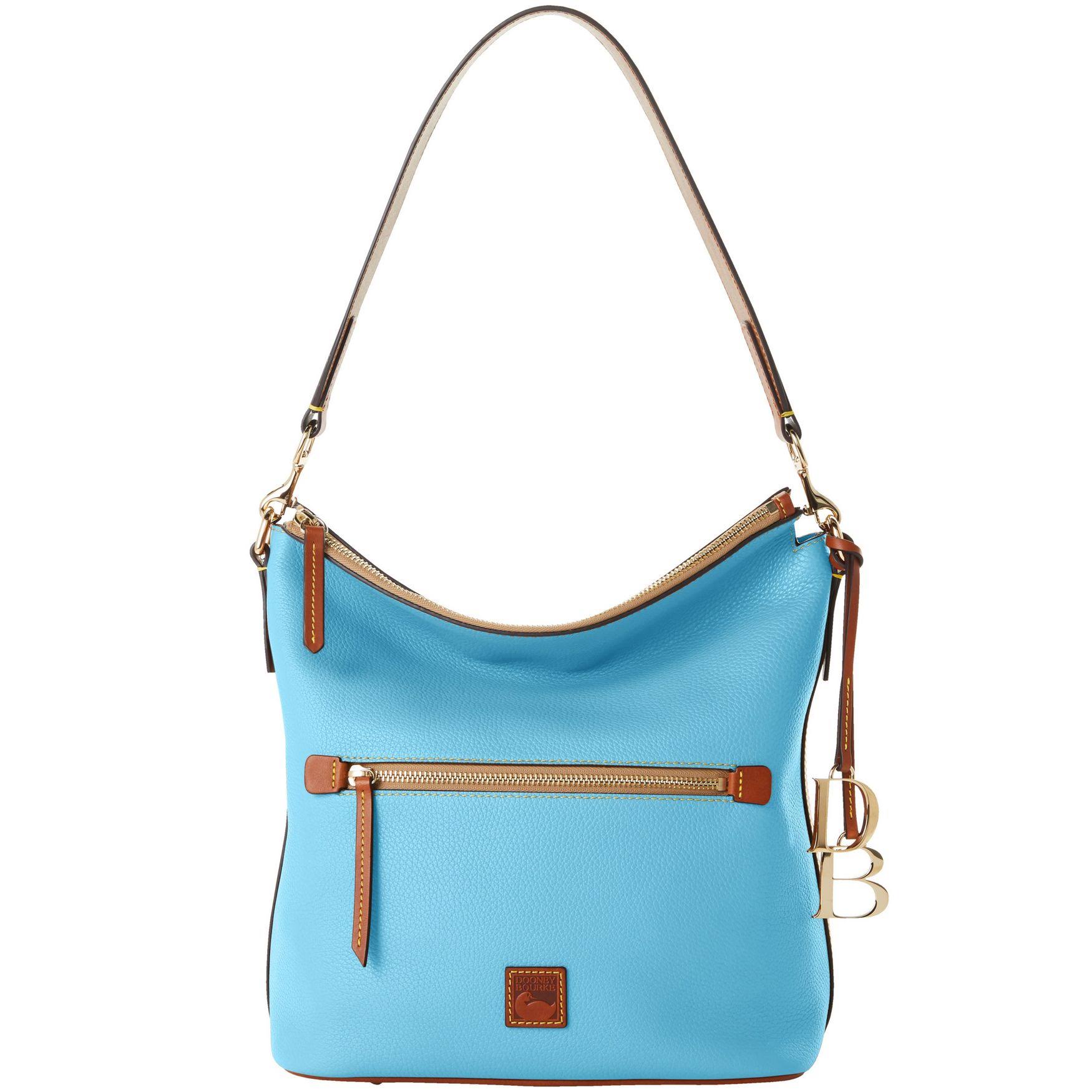 Dooney u0026 Bourke Pebble Grain Large Sac Shoulder Bag, Blue