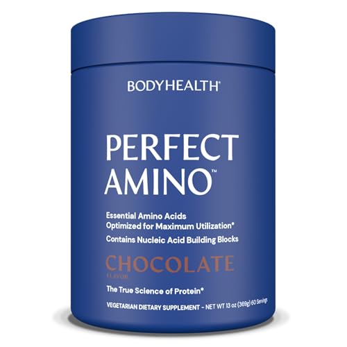 BodyHealth PerfectAmino Powder - BCAA and EAA Powder for Pre and Post Workout