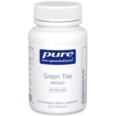 Pure Encapsulations Green Tea Extract 120c (decaffeinated) - Kansas Nuitrition - HNZSDS