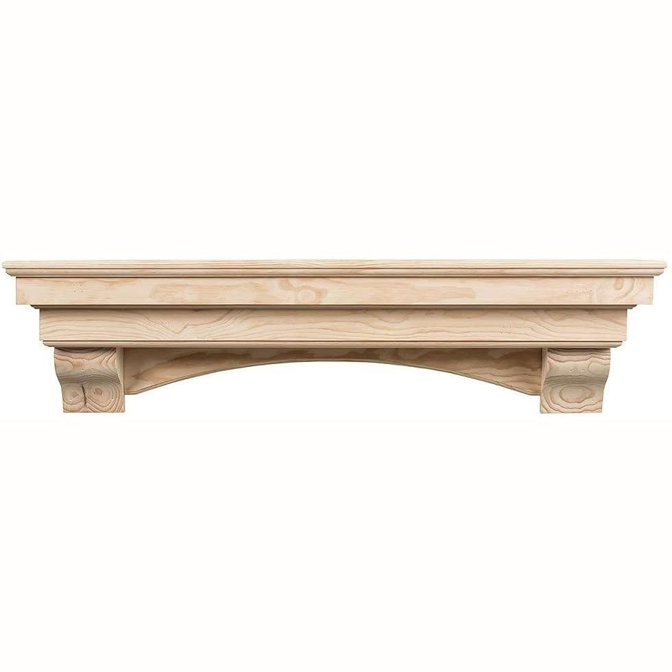 Mantels Direct Salem 72x22 Unfinished Fireplace Mantel Shelf