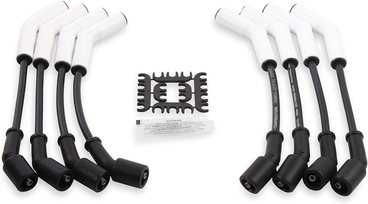 ACCEL 9070C Spark Plug Wire Set - Extreme 9000 Ceramic Boot - LS Terminals LS3/LS4/LS7