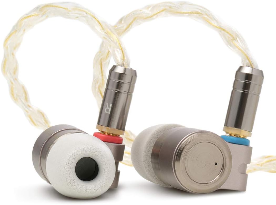 Linsoul TIN HiFi T3 Premium Single Knowles BA Single PU+PEK Dynamic Hybrid Driver InEar Earphones, CNC-machined Metal Design