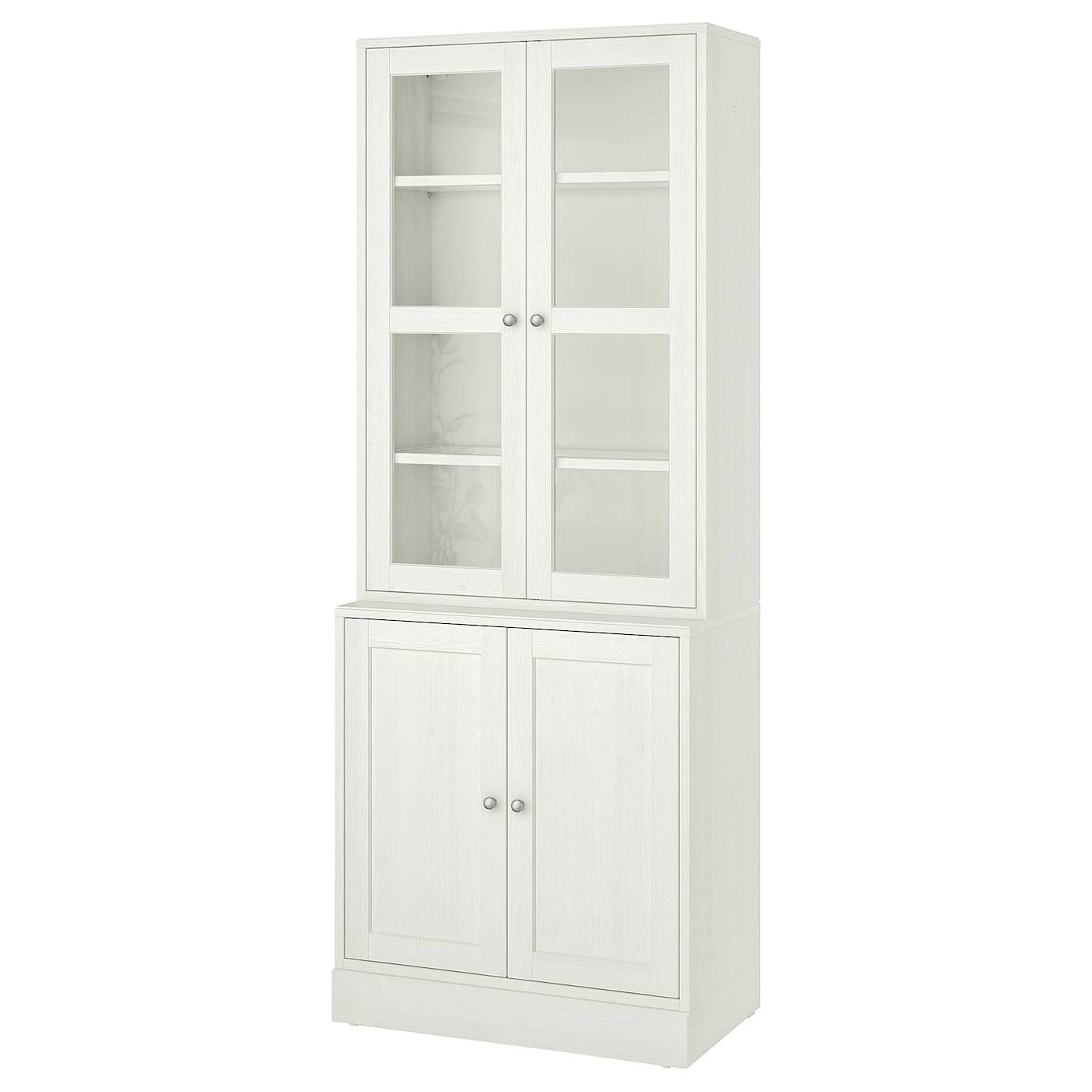 IKEA - HAVSTA Storage Combination w/Glass Doors, White, 31 7/8x18 1/2x83 1/2