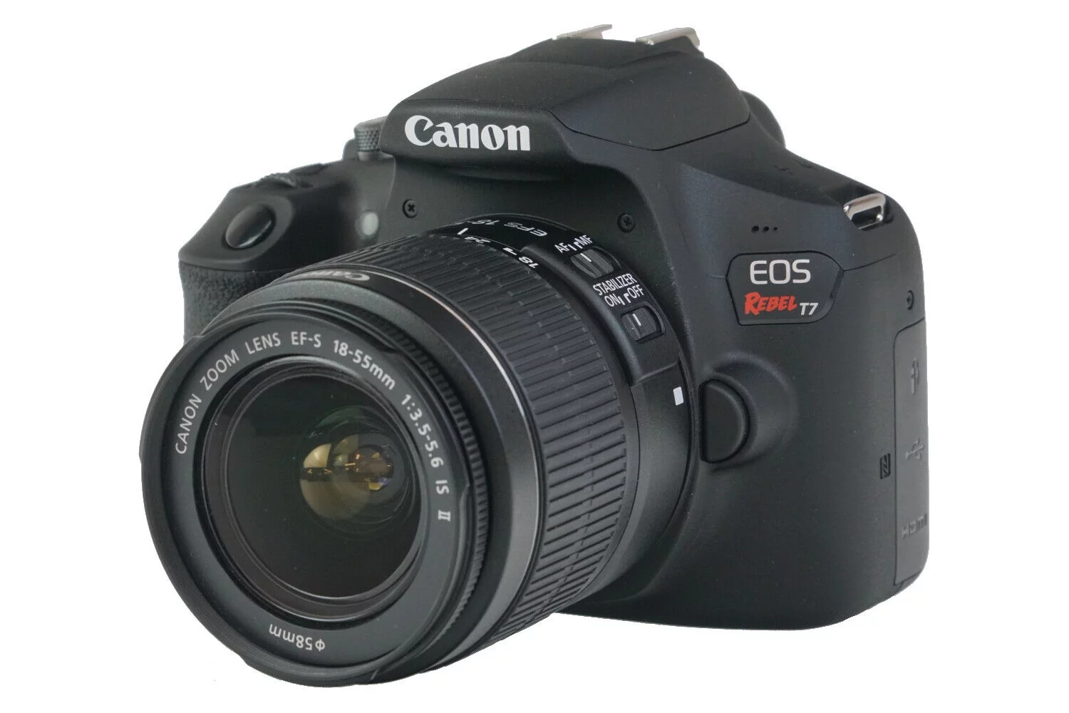 Canon EOS Rebel T7 DSLR Camera with 18-55mm Lens 2727C002 - Radiant Selections