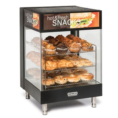 6425 – Nemco – 3-Tier 19 in Square Shelves Angled Merchandiser