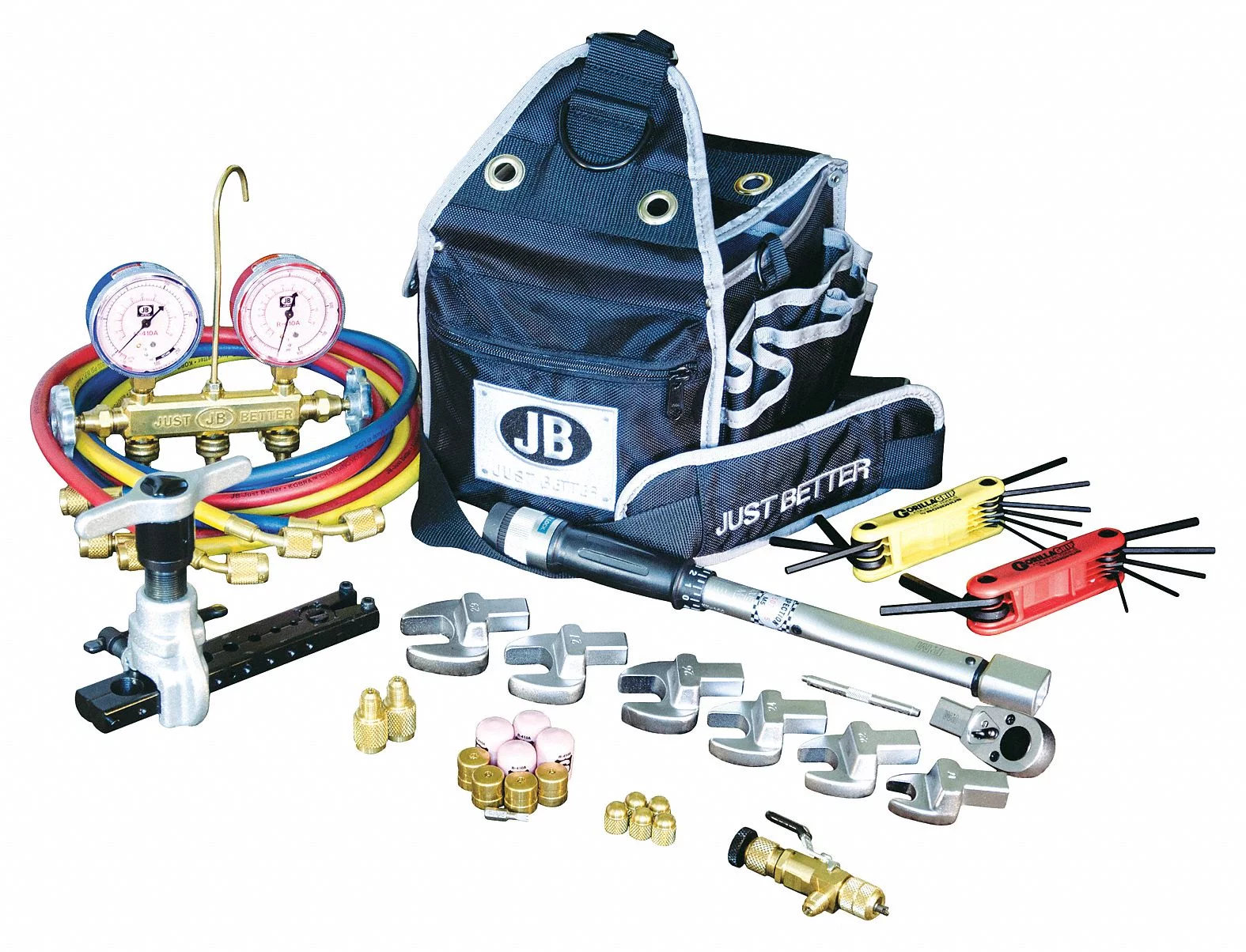 Jb Industries Mini-Split Tool Kit,With 1/4 in H/P Hose  MSKIT1