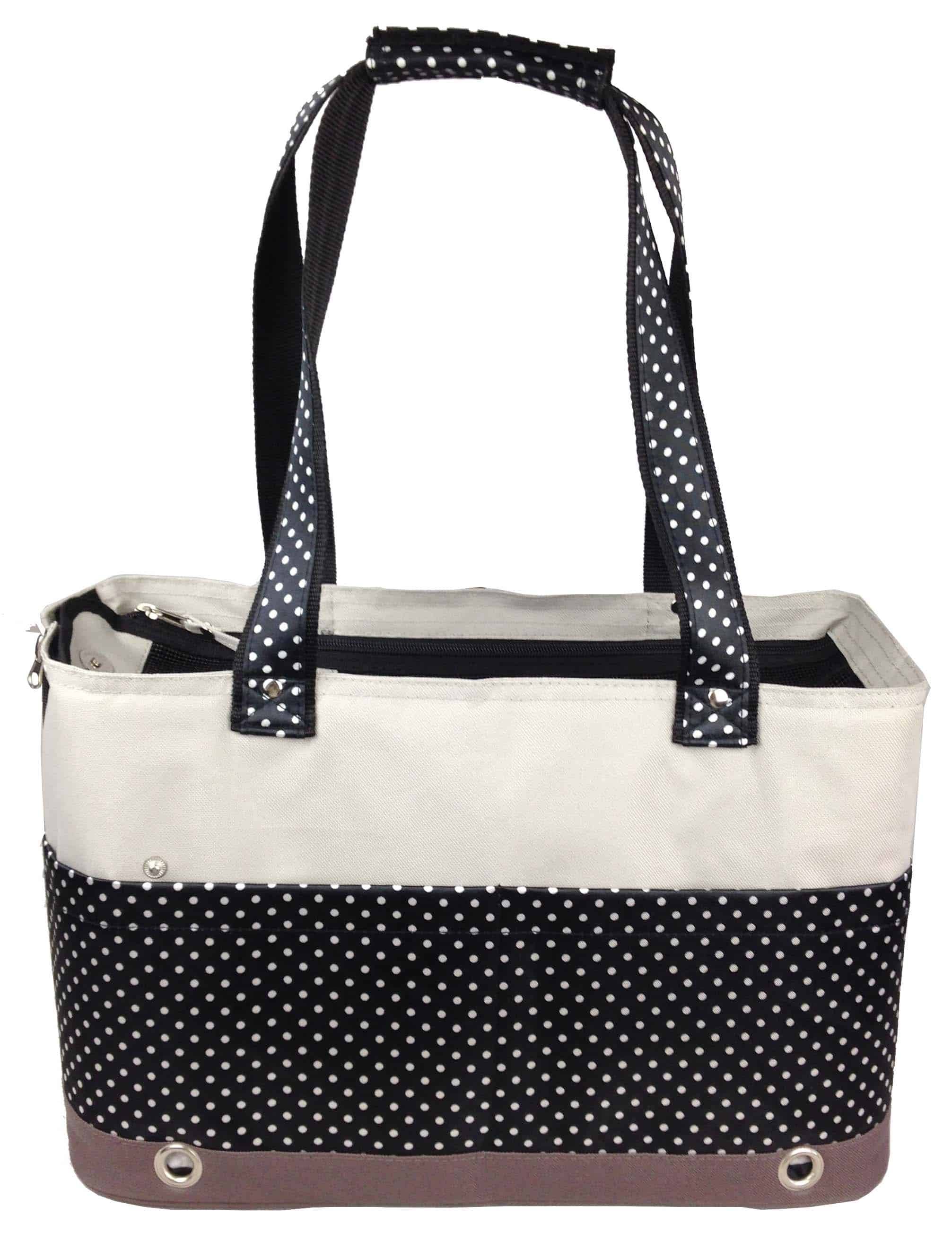 Pet Life Fashion Tote Spotted Pet Carrier