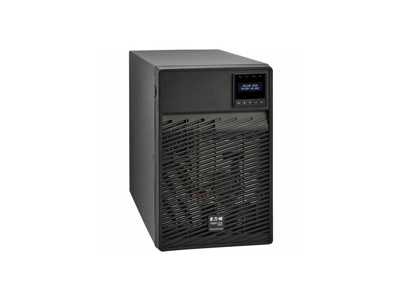 Tripp Lite series SmartOnline 120V 700VA 630W Double-Conversion UPS, 6 Outlets, Network Card Option, LCD, USB, DB9, Tower - Tower - AVR