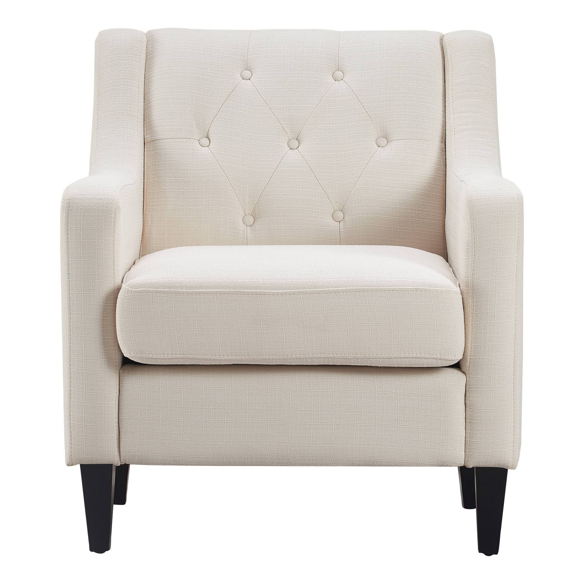 Serta Nina Tufted Accent Chair - Cream