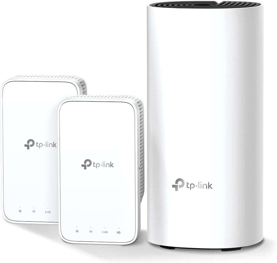 TP-Link Deco Mesh WiFi System(Deco M3) –Up to 4,500 sq.ft Whole Home Coverage, Replaces WiFi Router/Extender, Plug-in Design, Works with Alexa