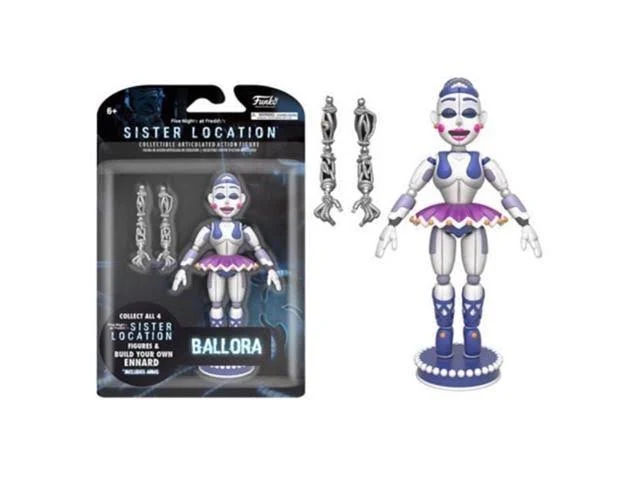 Fnaf Funko Five Nights at Freddys Sister Location Build Ennard Ballora Action Figure