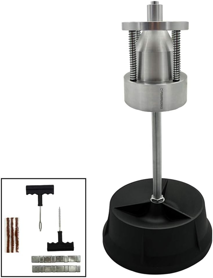 POWERWORKS Portable Bubble Wheel Balancer, Static Tire Rim Balancing Machine Balancer Changer, Wheel Tire Balancer for Automotive Cars Truck