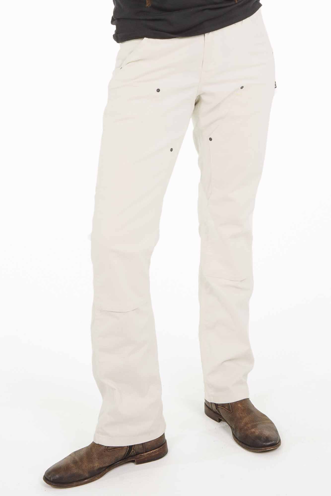 Dovetail Workwear Anna Taskpant Painters White Canvas