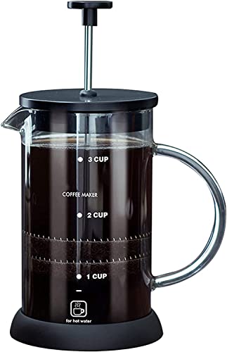 coffee machines French Press Coffee Maker with Double Triple,Heat Resistant Borosilicate Glass,Stainless Steel Filter,for Home And Office