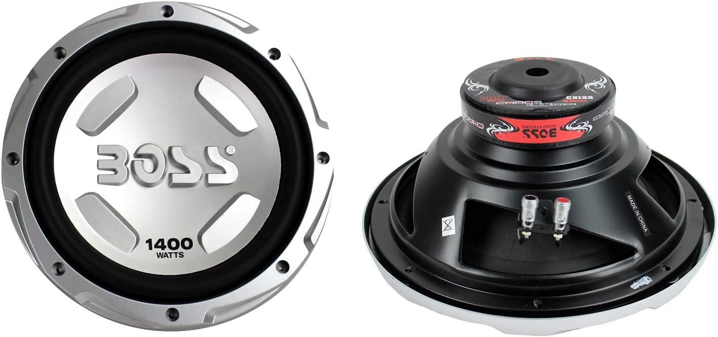 BOSS AUDIO Chaos CX122 12 2800 Watt Car Power Subwoofer Sub Woofer PAIR