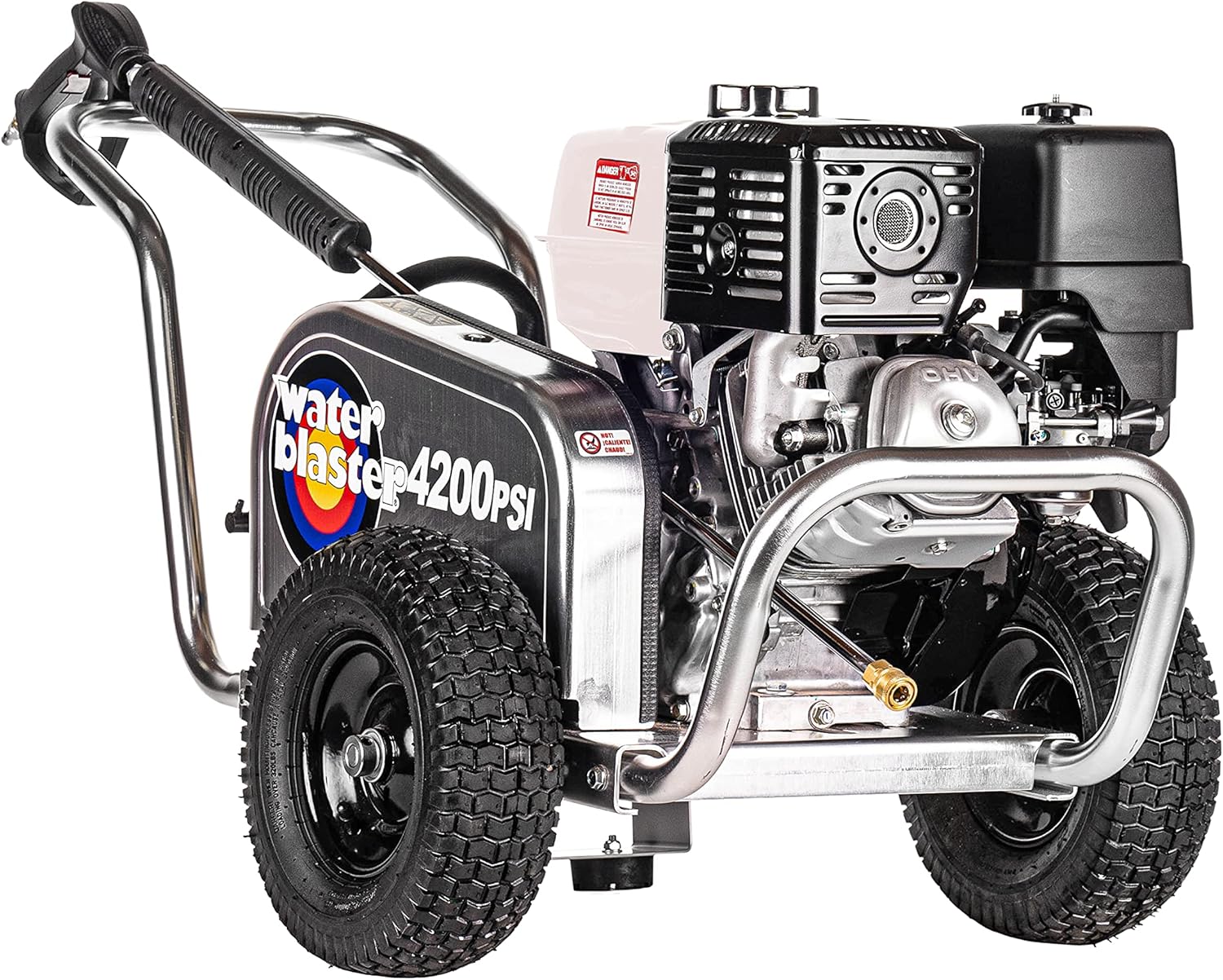 SIMPSON Cleaning ALWB60828 Water Blaster Gas Pressure Washer Powered by Honda GX390, 4200 PSI at 4.0 GPM, CAT Triplex Pump, (49 State)