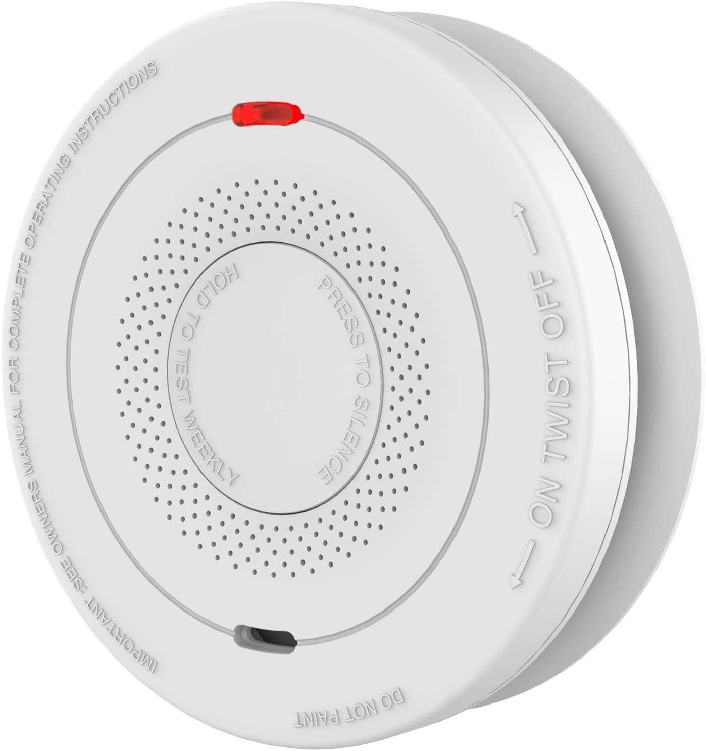 Smoke and Carbon Monoxide Detector Alarm(10-Year Battery Not Hardwired),MOSUO Fire Alarms Smoke Detectors
