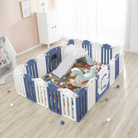 Walsport Portable Baby Care Playpen Children&s Funzone Kids Safety Walking Play Center Boys u0026 Girls Foldable Playpen Safety