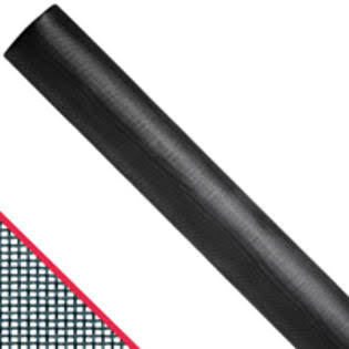 Saint Gobain FCS10800-M Pool and Patio Screen, 100 ft L, 48 in W, Fiberglass, Charcoal
