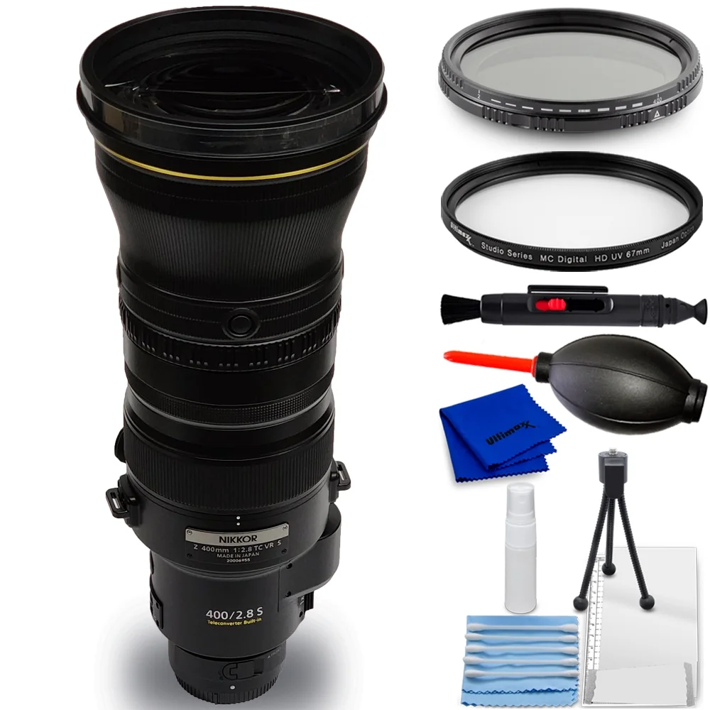 Nikon NIKKOR Z 400mm f/2.8 TC VR S Lens 20111 - 7PC Accessory Bundle - Curated Treasures Market