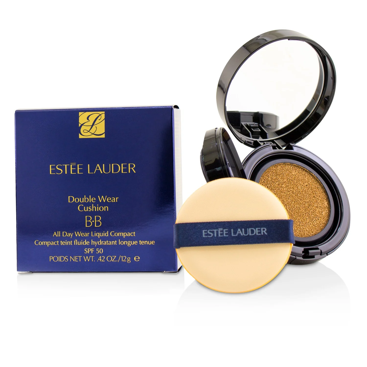 Estee Lauder Double Wear Cushion BB All Day Wear Liquid Compact SPF 50 - # 3N1 Ivory Beige  12g/0.42oz
