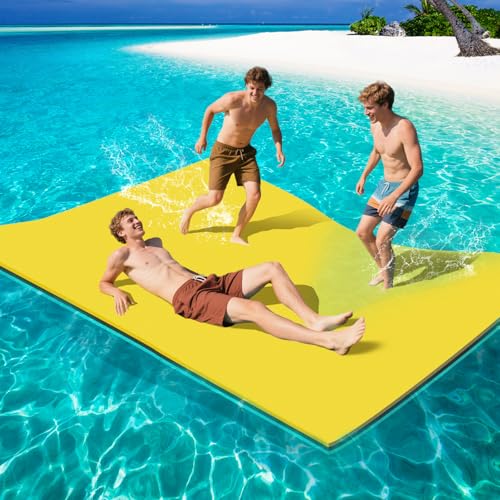 Lily Pad Floating Mat, 7/8/10/12/18x6FT, 6/9x3FT Floating Water Mat for The Lake and Boating