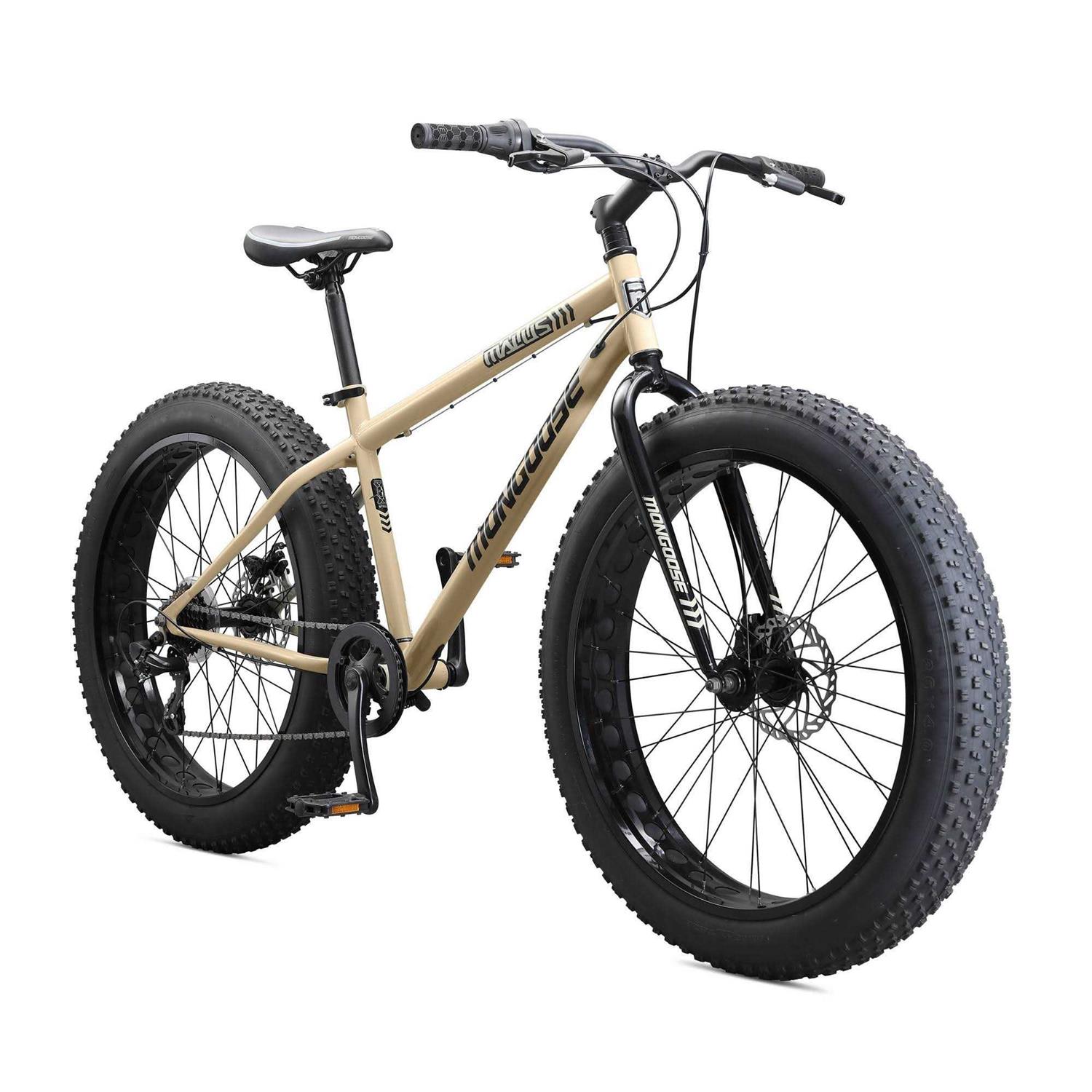26 Inch Mongoose Malus Adult Fat Tire Mountain Bike - Sports Supplies Online Store