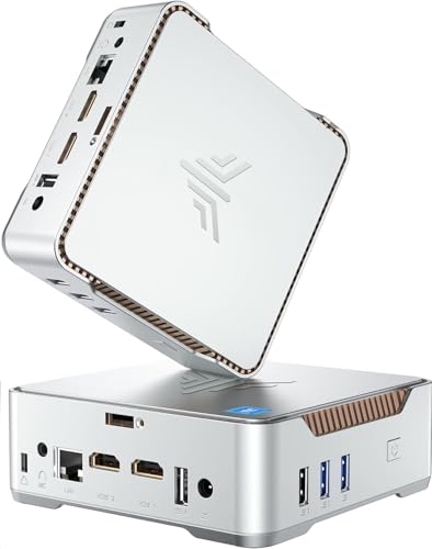 KAMRUI GK3 Plus N97 Mini PC,12th Alder Lake N97 CPU(3.6GHz) Mini Desktop Computers,8GB RAM 256GB PCIe M.2 SSD Micro pc,Gigabit Ethernet,4K UHD,WiFi5