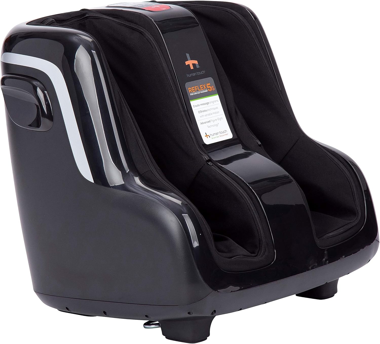 Human Touch Reflex5s Foot and Calf Massager - Perfect for Relaxation and Stress Relief- Patented Technology - Extended Height, Adjustable Tilt Base