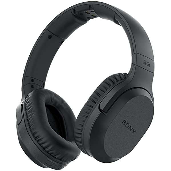 Sony Wireless Headphone & Cable Bundle &ndash; Wireless Home Theater Over-Ear Headphones Feature 150-Foot Range, Volume Control, Voice Mode