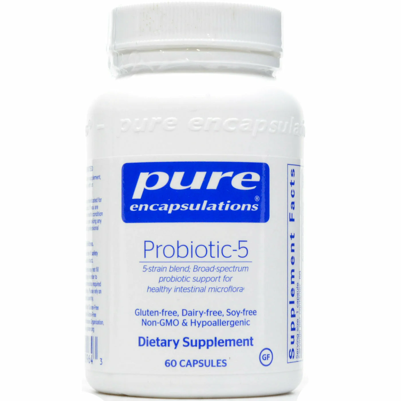 Probiotic-5 60 caps by Pure Encapsulations - Kansas Nuitrition - HNZSDS